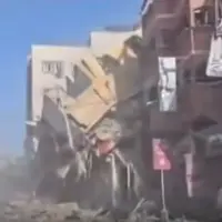 بمباران برج مسکونی السلام در شمال نوار غزه