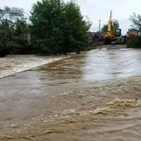 آبگرفتگی ۳۵ واحد مسکونی در طغیان رودخانه بابلرود