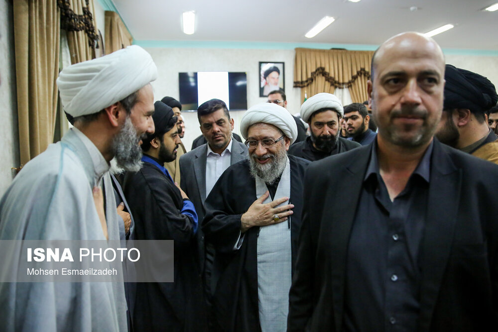 حضور رییس مجمع تشخیص مصلحت در جمع طلاب و نخبگان