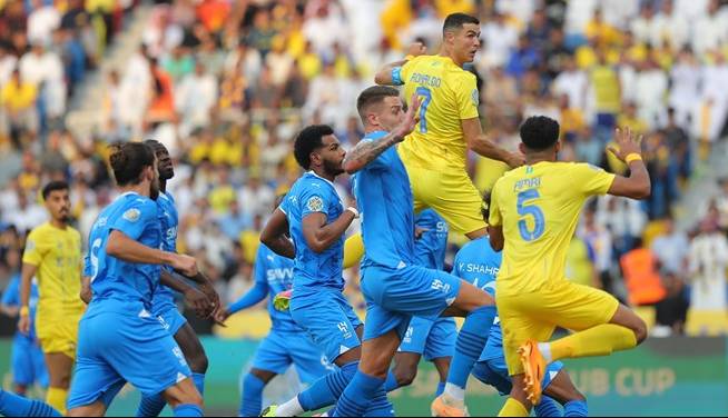 شکست سنگین یاران رونالدو مقابل الهلال در دربی ریاض