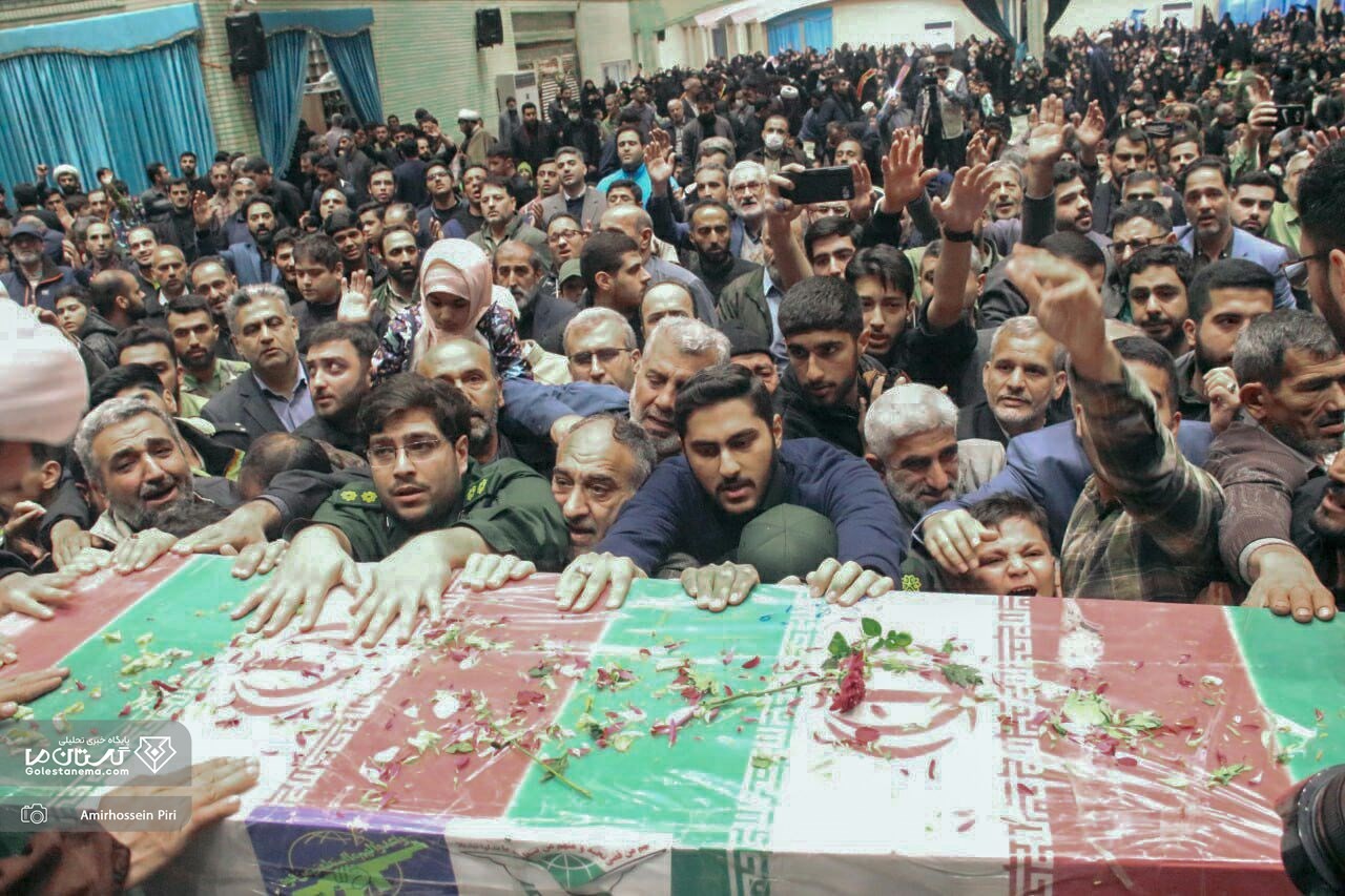 وداع گرگانی‌ها با پیکر اولین شهید مدافع حرم گلستان