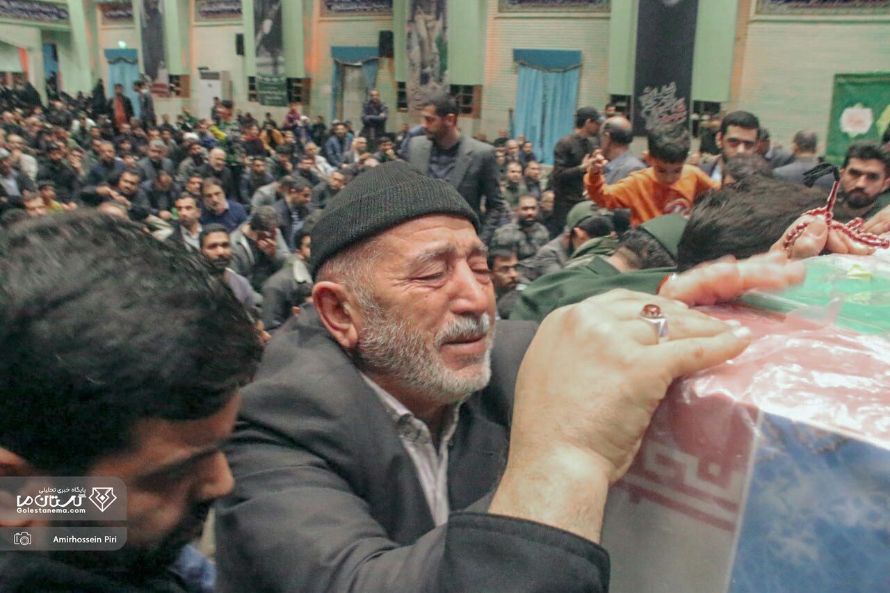 وداع گرگانی‌ها با پیکر اولین شهید مدافع حرم گلستان