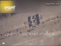 لحظه هدف قرار دادن ماکت su-25 اوکراینی توسط لنست روسیه