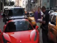 برخورد پلیس با راننده قانون‌شکن و مغرور خودروی فراری در نیویورک