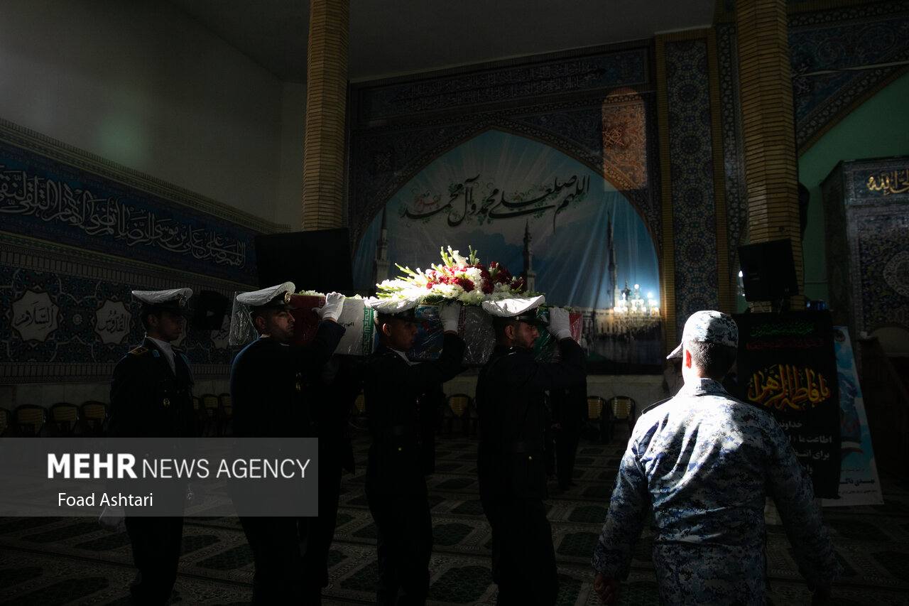 مراسم تشییع پیکر شهید مدافع حرم «مهدی ذاکر حسینی»