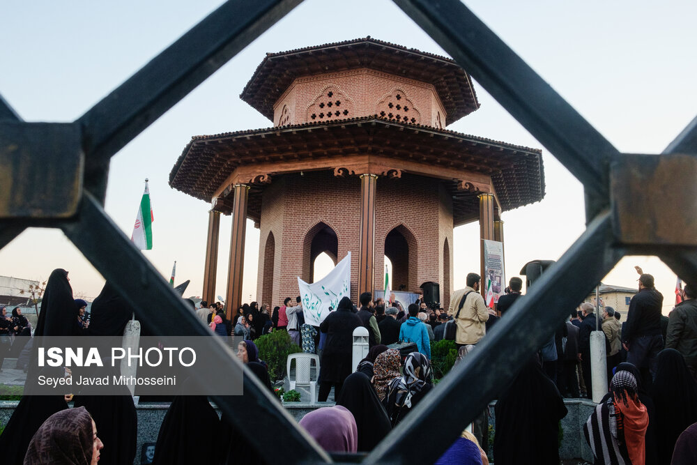 دسته عزاداری به مناسبت سالگرد میرزا کوچک خان جنگلی