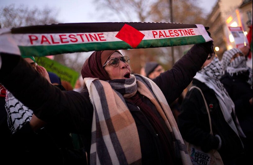 عکس/ تظاهرات حامیان فلسطین در شهر برلین آلمان