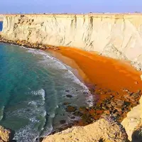 دریای دو رنگ خلیج گواتر در بندر چابهار