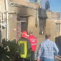 آتش‌سوزی یک خانه در کرمانشاه