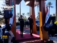 استقبال رسمی از سرلشکر باقری با حضور رییس ستاد ارتش عراق
