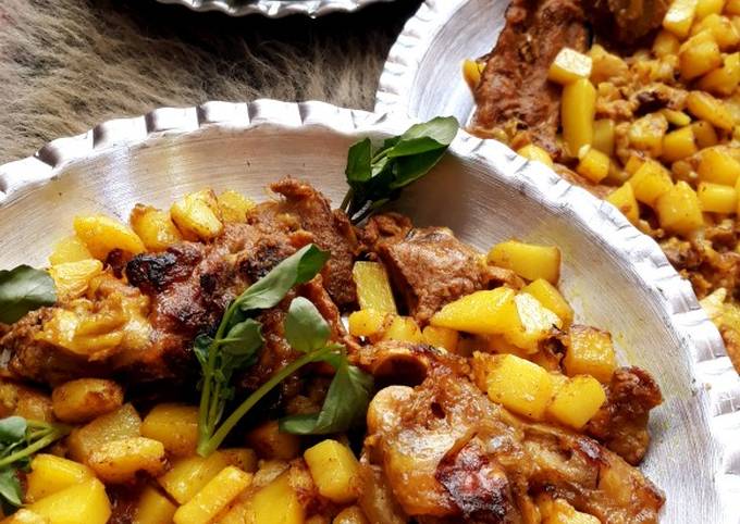 لذت طبخ قاورمه، غذای سنتی کرمانشاهی
