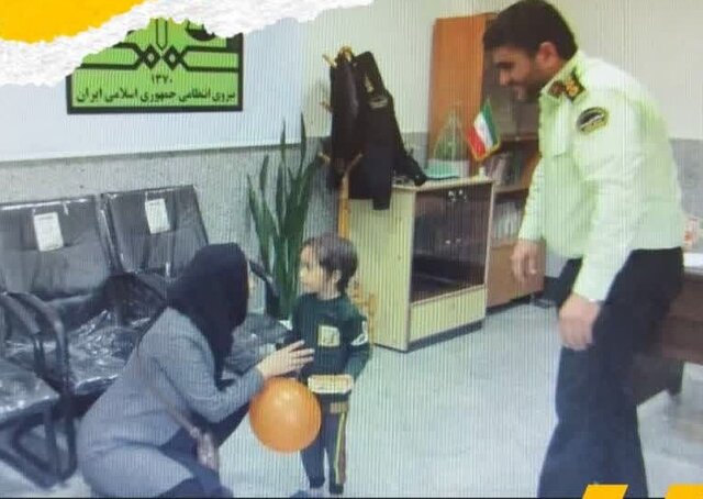 پلیس گرمسار ناجی کودک ۳ ساله شد