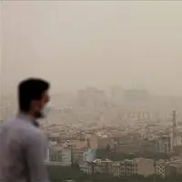 عکس/ شدت آلودگی هوا در استان البرز