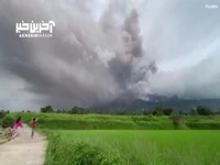 فوران آتش‌فشان در اندونزی با ۲۳ نفر کشته و ناپدید