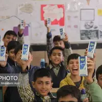 آغاز توزیع شیر رایگان در مدارس خراسان شمالی