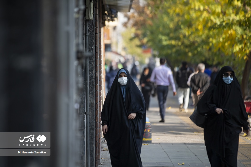 عکس/ برج میلاد در غبار