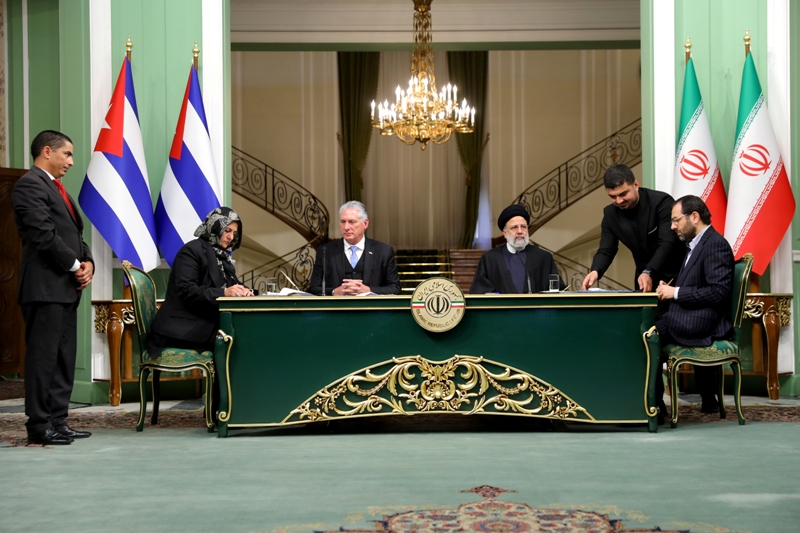 عکس/ امضای اسناد همکاری بین ایران و کوبا
