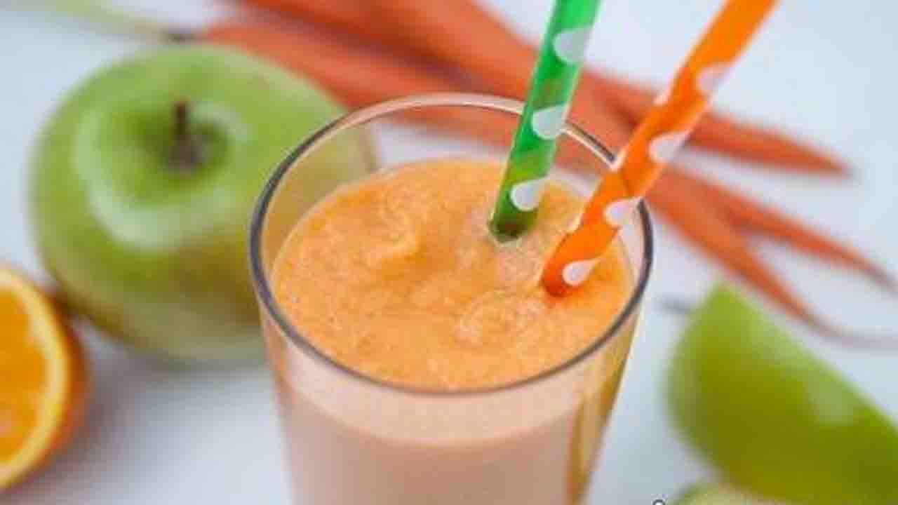 اسموتی هویج، سیب و زردچوبه
