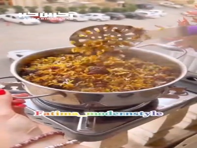 غمبر پلوی شیرازی اصیل و خوشمزه