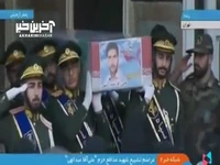 پیکر شهید مدافع حرم علی‌آقا عبدالهی در تهران تشییع شد