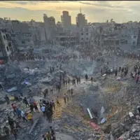 ۳۰ شهید در بمباران یک ساختمان مسکونی در مرکز غزه
