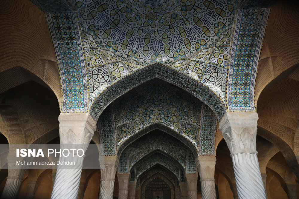 وضعیت کاشی‌های «مسجد وکیل» شیراز