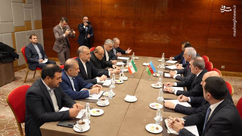 عکس/ دیدار امیرعبداللهیان با همتای آذربایجانی در مسکو