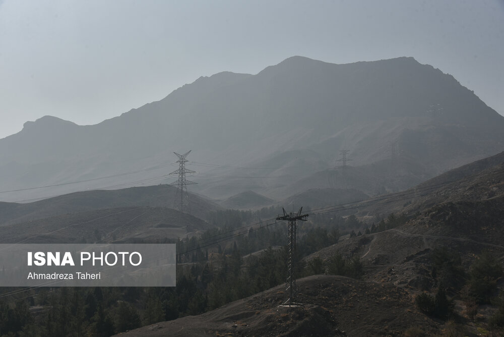 عکس/ آسمان خاکستری اصفهان