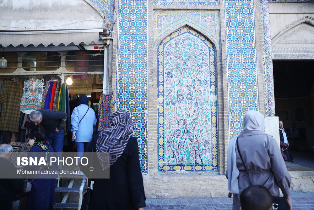 وضعیت کاشی‌های «مسجد وکیل» شیراز