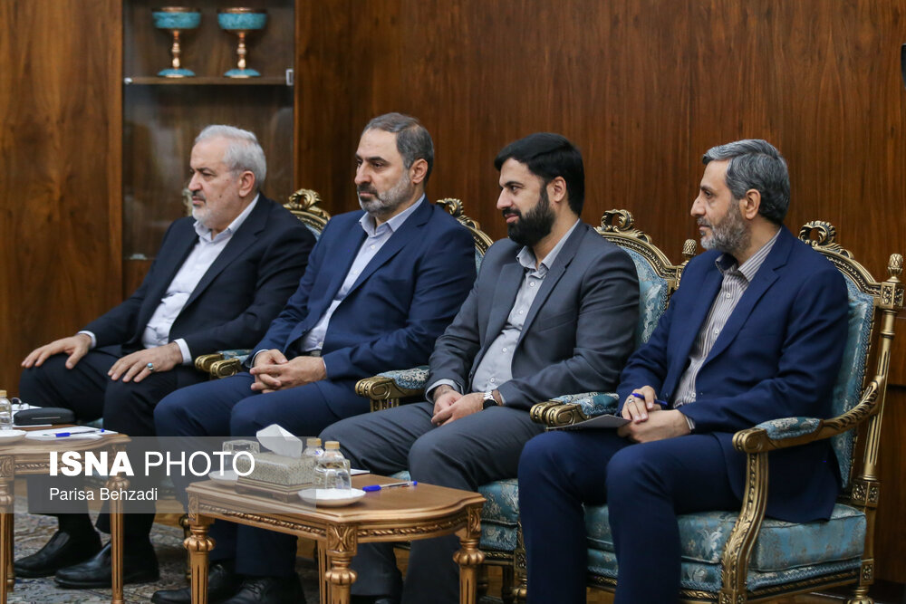 عکس/ دیدار وزیر تجارت عمان با معاون اول رییس جمهور