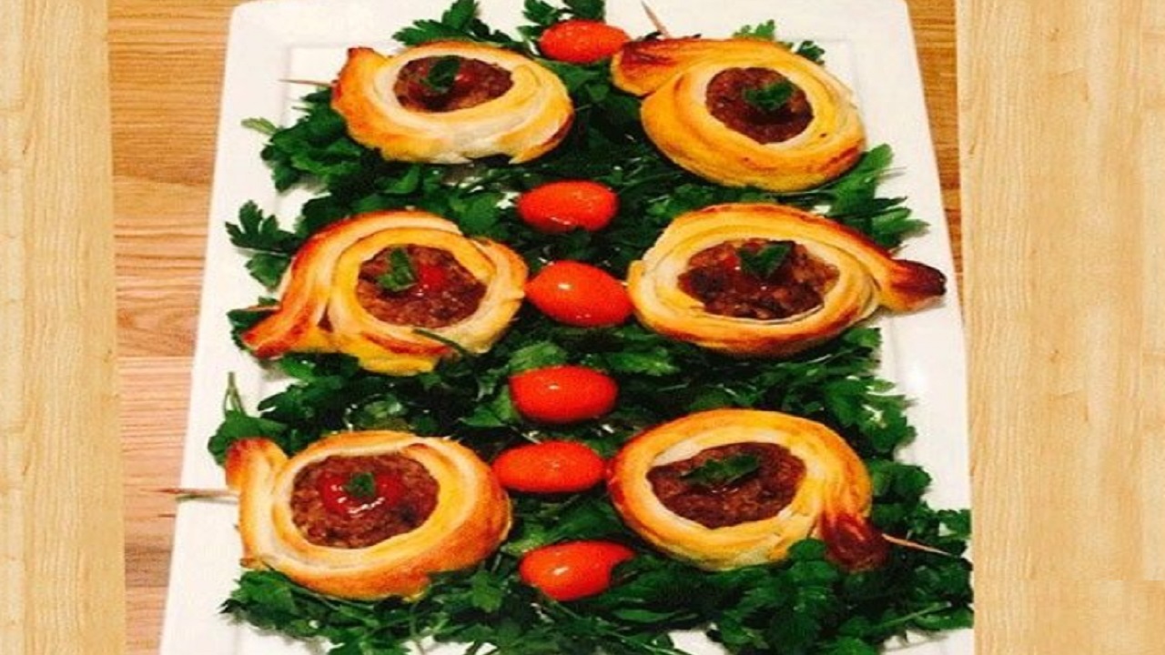 طرز تهیه کوفته کباب پیستری با خمیر هزارلا؛ با طعمی فوق العاده