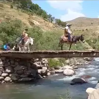 همت بلند مردان روستا برای ساخت پل یای شهری در مراغه