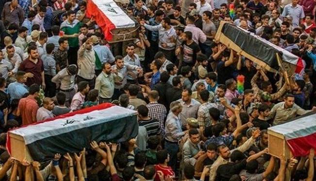 شهدای الحشد الشعبی در حمله آمریکا به 10 نفر افزایش یافت