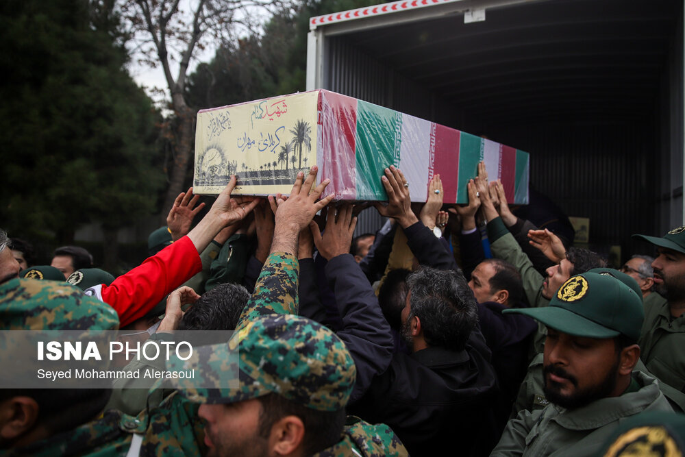 عکس/ مراسم استقبال از ۱۲ شهید گمنام در مشهد
