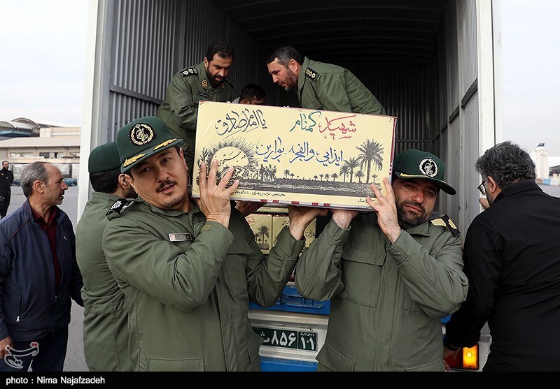 عکس/ مراسم استقبال از ۱۲ شهید گمنام در مشهد