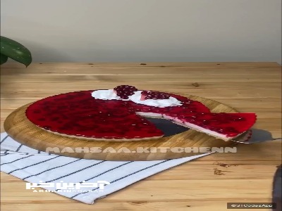روش تهیه چیز کیک انار