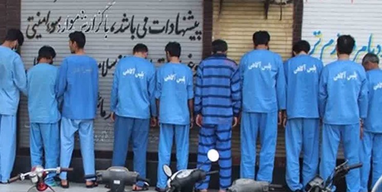 غافلگیری زورگیران مسلح توسط پلیس نیکشهر