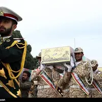 عکس/ مراسم استقبال از ۱۲ شهید گمنام در مشهد