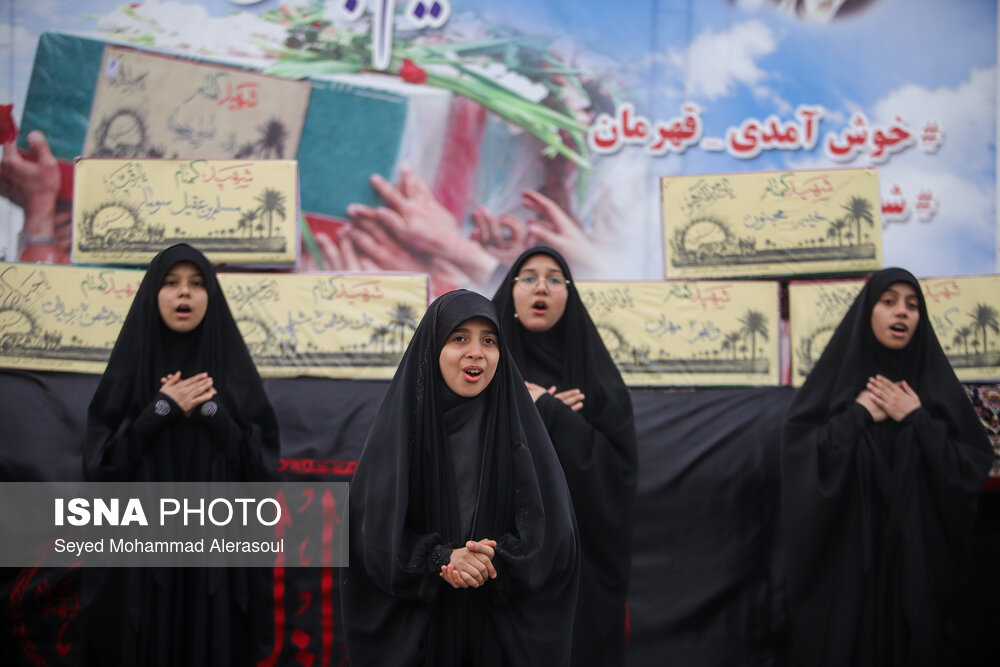 عکس/ مراسم استقبال از ۱۲ شهید گمنام در مشهد