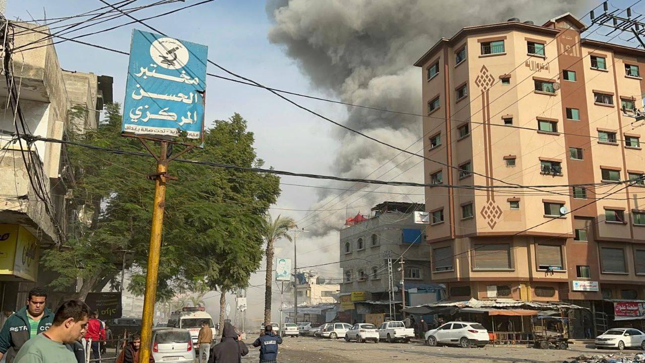 تخریب یک مسجد در غزه توسط جنگنده‌های تل‌آویو