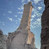 وضعیت مسجد «آل عمری» در غزه پس از بمباران رژیم صهیونیستی
