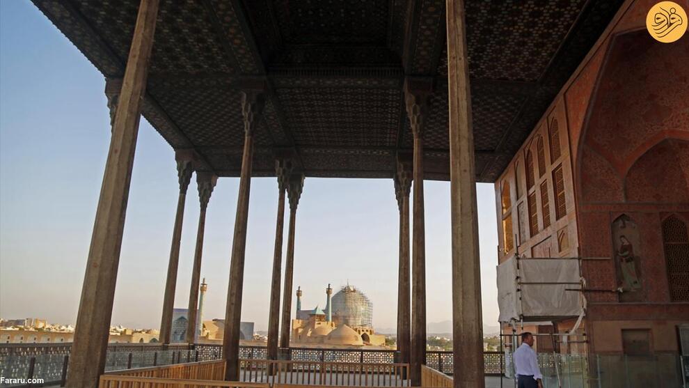 گزارش رسانه خارجی از شکوه و عظمت کاخ عالی قاپو