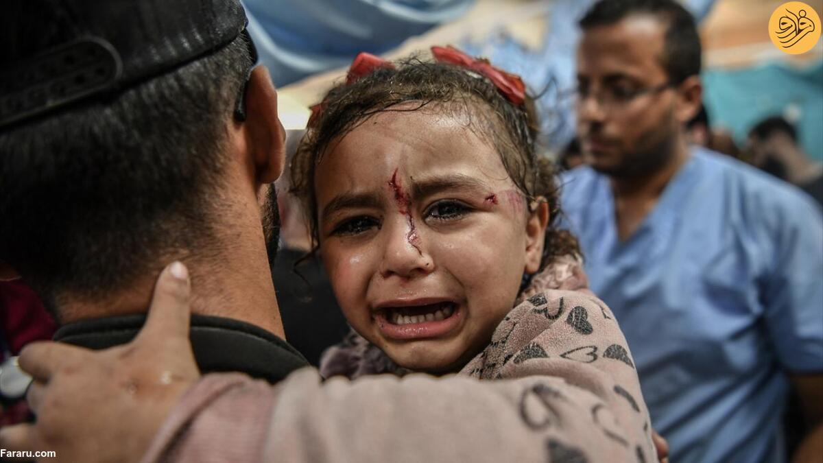 عکس/ از آسمان غزه مرگ میبارد
