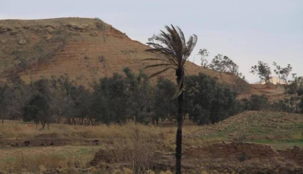 سرعت وزش باد در قصرشیرین به مرز ۷۰ کیلومتر رسید