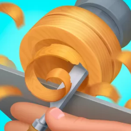 بازی/ Woodturning؛ اشکال مختلفی روی چوب ایجاد کنید