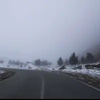 دید افقی در گردنه‌ زمزیران به کمتر از 7 متر کاهش یافت