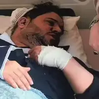 عکس/ حادثه برای مداح قمی در اتوبان قم - کاشان
