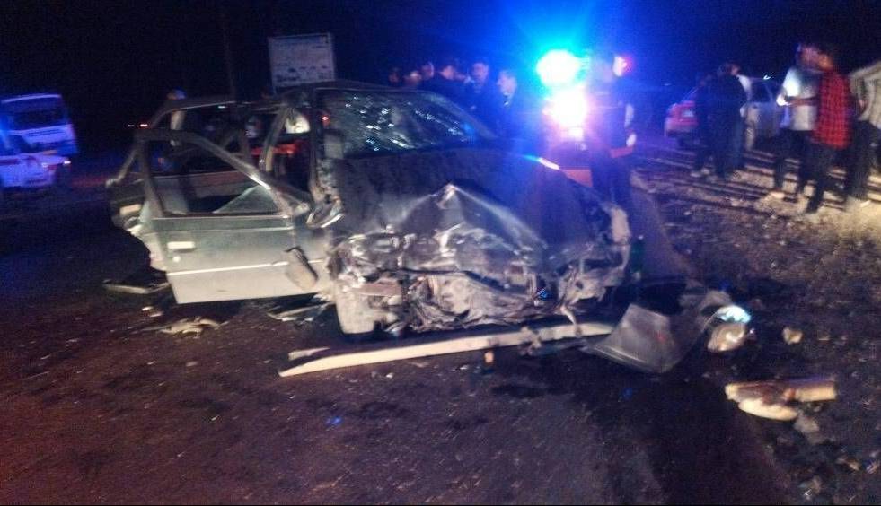 برخورد مرگبار کامیون با پژو در جاده سرپل ذهاب