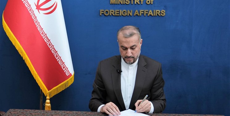تمجید امیرعبداللهیان از تلاشهای دبیرکل «دی هشت» در حمایت از حقوق ملت فلسطین