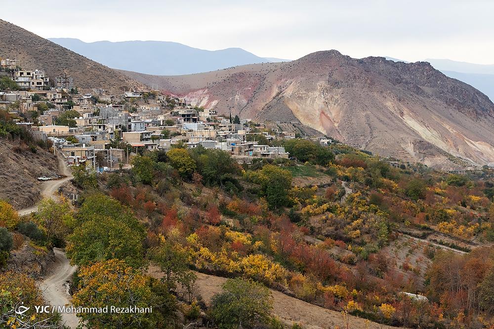 پاییز هزار رنگ در روستای «شیت» زنجان